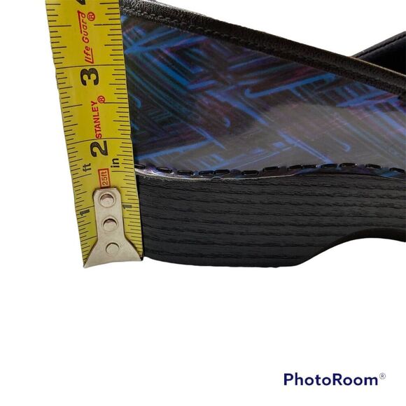 Abeo Ellie Clog Blue Zig Zag Size 10 N - Picture 7 of 10